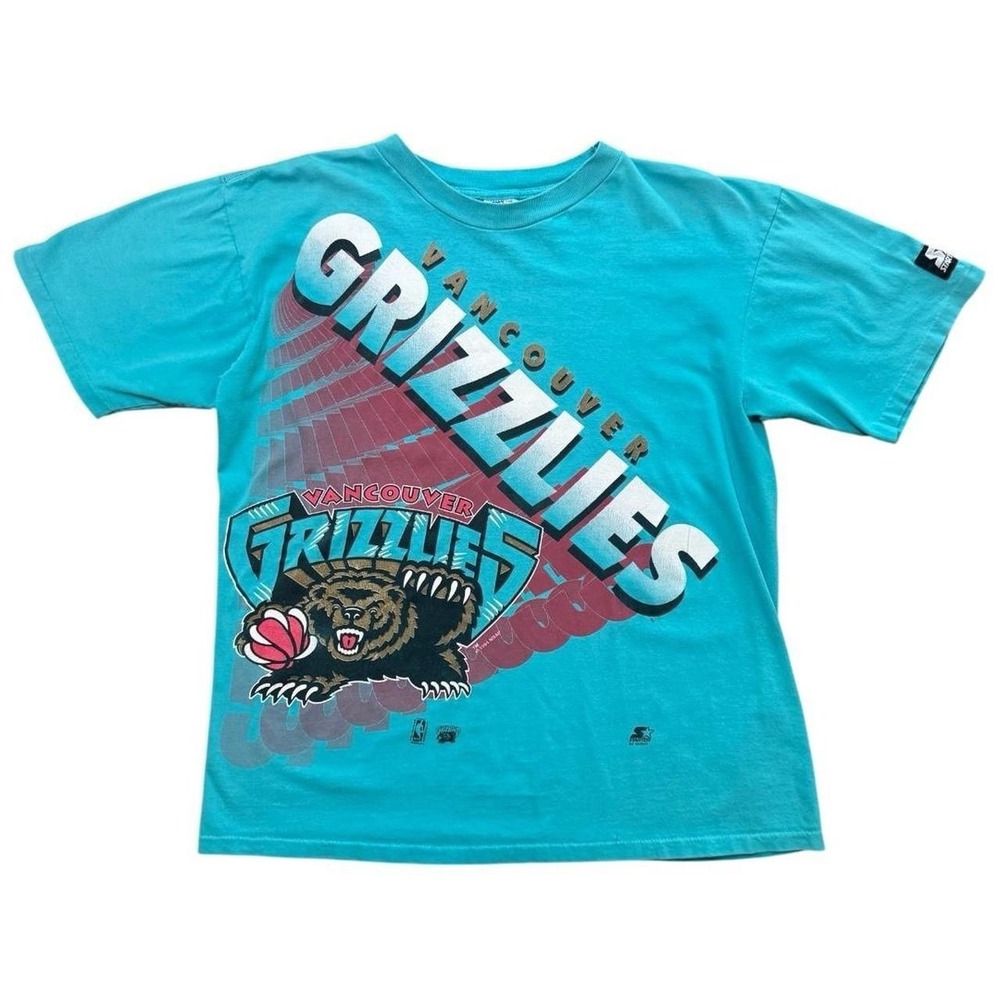 Vintage 1994 Vancouver Grizzlies NBA Licensed Starter Basketball T-shirt Medium